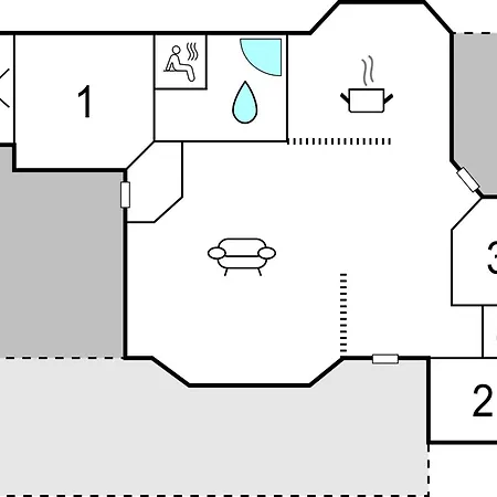 Three-bedroom In Holiday home
